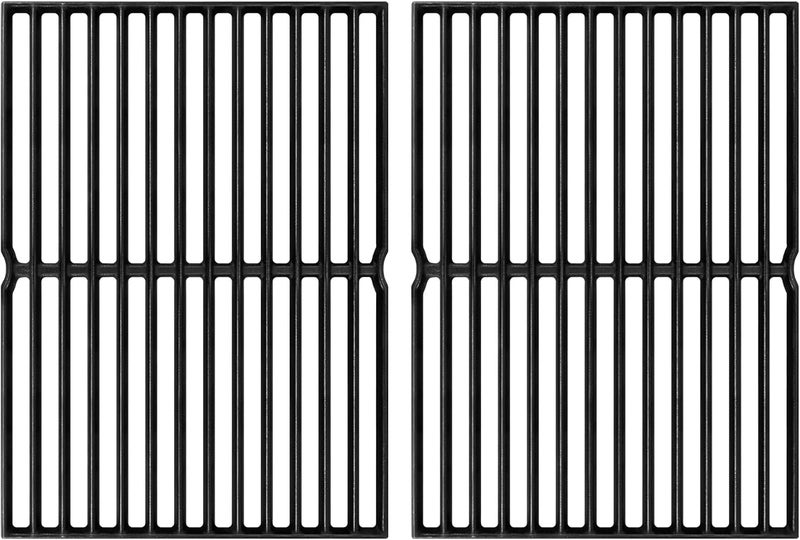 GGC 7522 7521 15" Grill Grates Replacement for Weber Genesis Silver A, Cast Iron Grate Grid for Weber Spirit E/S 200 E/S210, Spirit 500 - Image 1